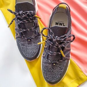 Madewell MWL field knit sneakers.